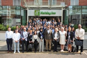 Delegates of the BFWG 18th Conference outside the Holiday Inn in London