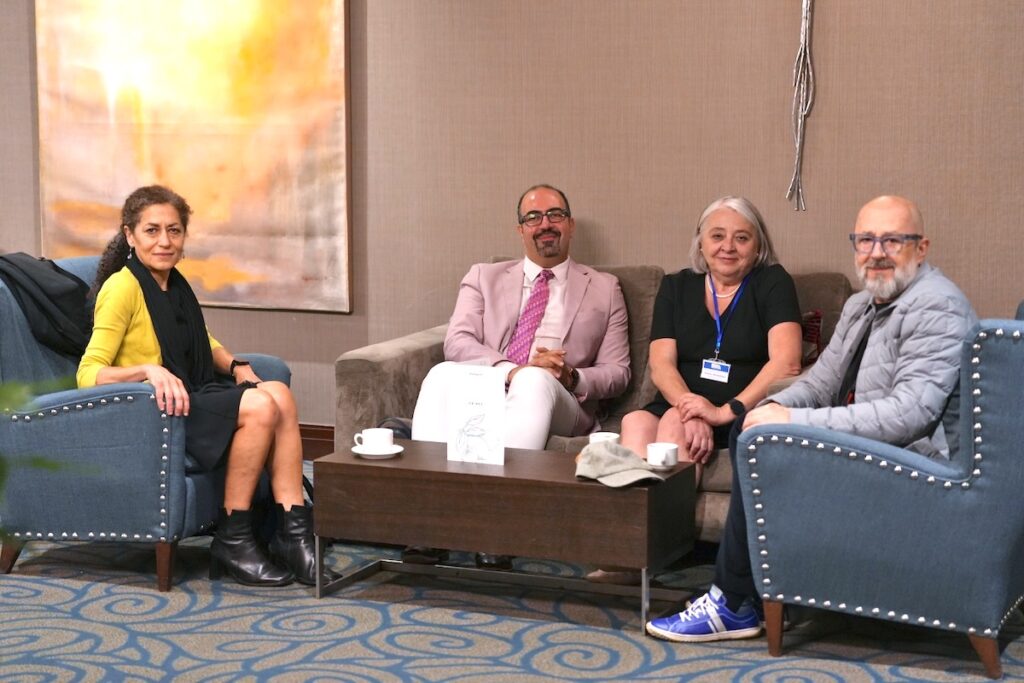 Arman, Gulnur, Ana-Maria, organisers of the 18th BFWG Conference