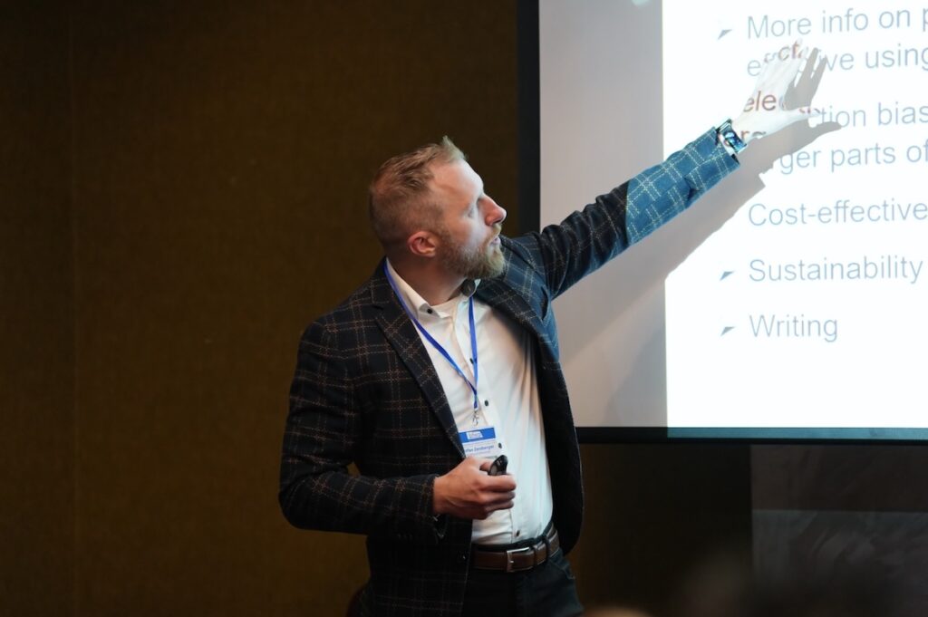 Presenting at the 18th BFWG Conference, 2025